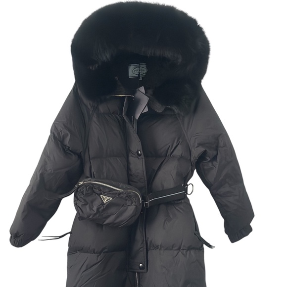 Pre-Loved PRADA Puffer Knee Length Coat - Picture 1 of 3